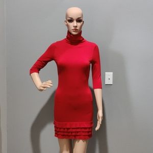 Bebe open back mini dress